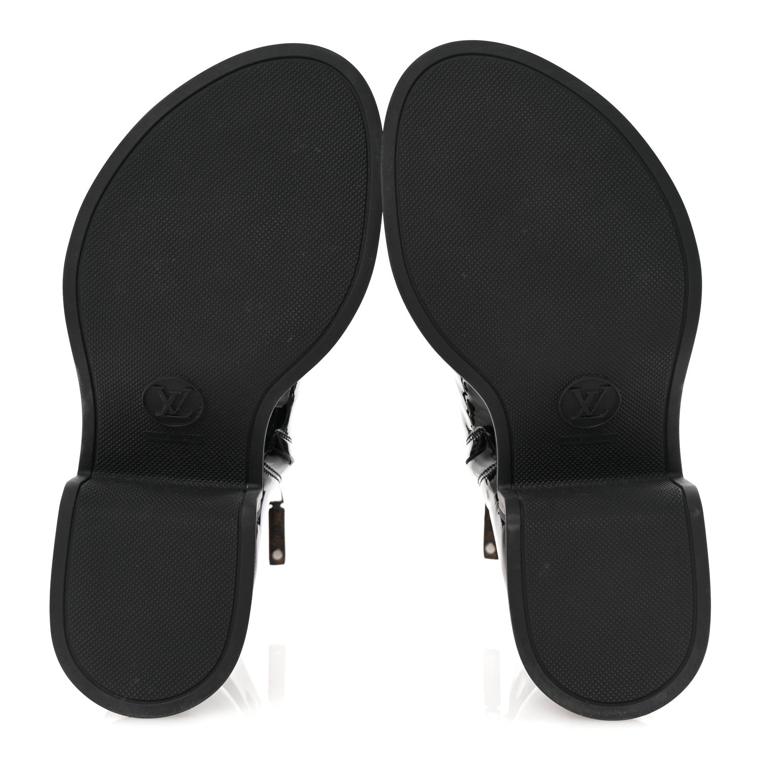 Louis Vuitton Patent Calfskin Moonlight Boots 37 Black 6 of 10