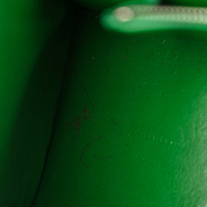 Balenciaga Shiny Calfskin Crocodile Embossed Small Hourglass Top Handle Bag Leaf Green 13 of 20