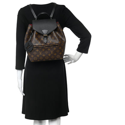 Louis Vuitton Monogram Montsouris PM Black 2 of 9