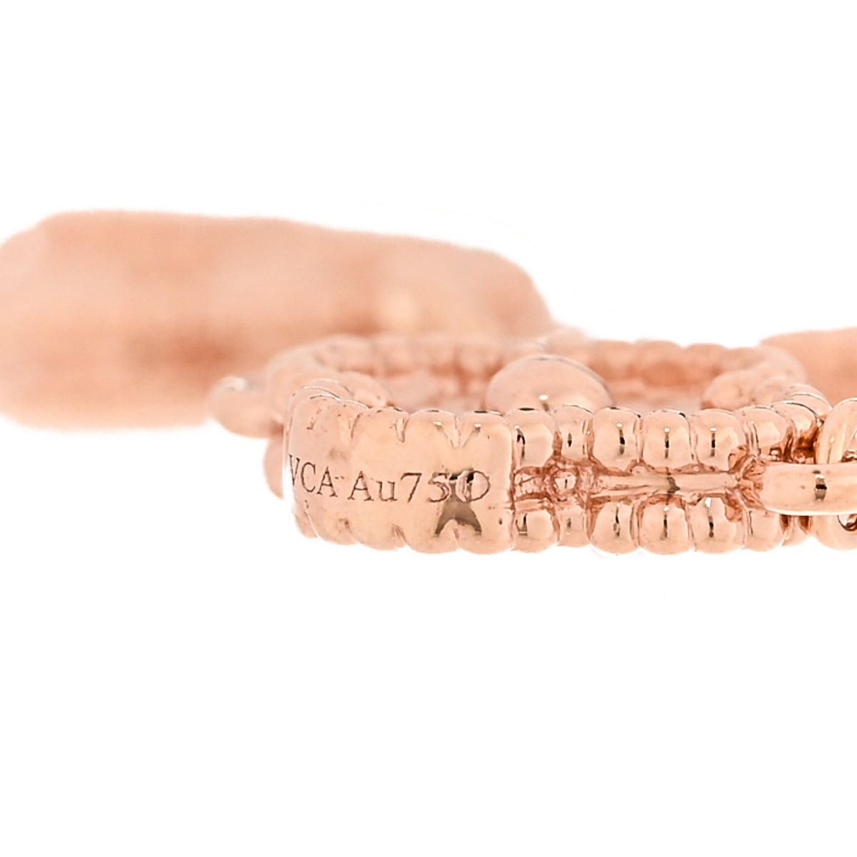 Van Cleef & Arpels 18K Rose Gold 6 Motifs Sweet Alhambra Bracelet 4 of 4