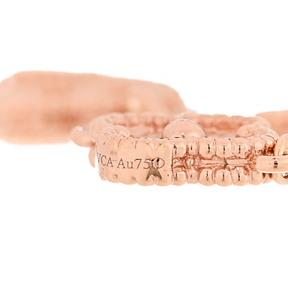 Van Cleef & Arpels 18K Rose Gold 6 Motifs Sweet Alhambra Bracelet 4 of 4