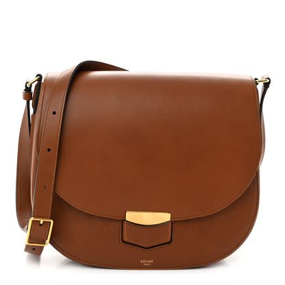 Celine Supersoft Calfskin Medium Trotteur Caramel 1 of 12