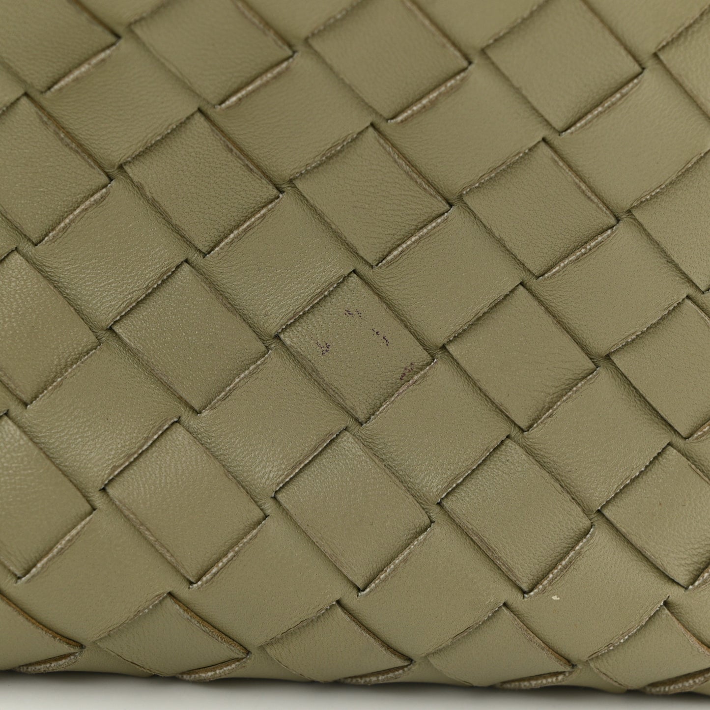 Nappa Intrecciato Medium Andiamo Shoulder Bag Travertine