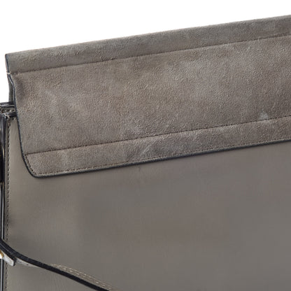 Chloe Calfskin Suede Medium Faye Shoulder Bag Motty Grey 4 of 12