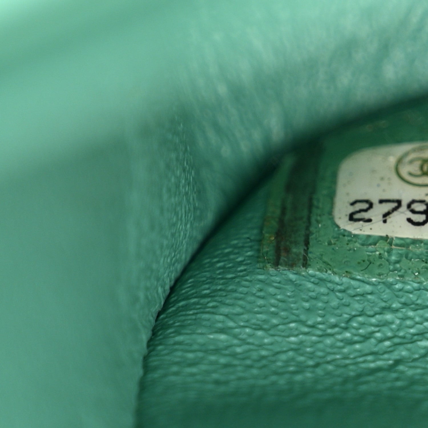 Chanel Lambskin Quilted Medium Double Flap Green 7 of 11