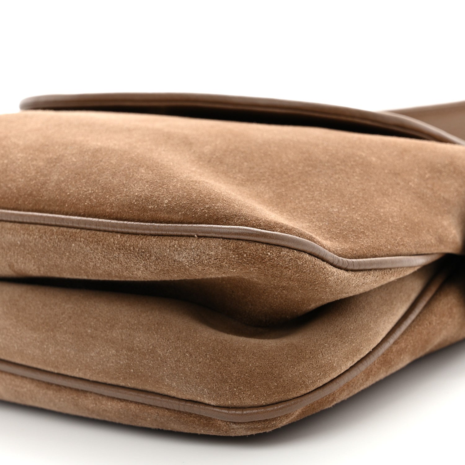 Gucci Suede Cudu Medium 1973 Shoulder Bag Marron Glace 10 of 15