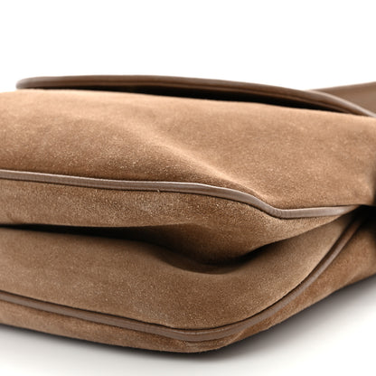 Gucci Suede Cudu Medium 1973 Shoulder Bag Marron Glace 10 of 15