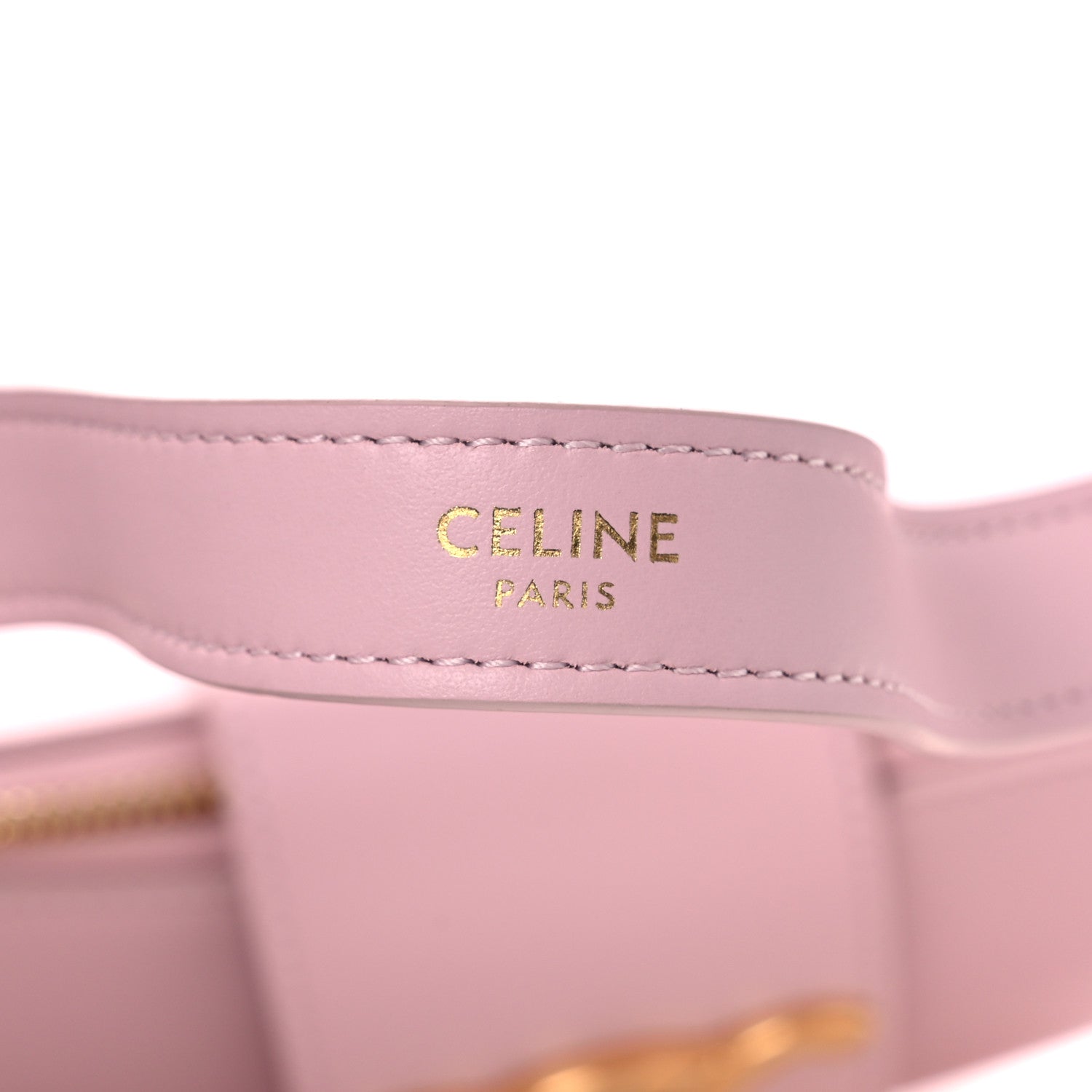 Celine Smooth Calfskin Medium Strap Ava Triomphe Shoulder Pastel Pink 6 of 12
