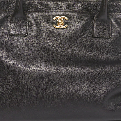 Chanel Calfskin Cerf Executive Shopper Tote Brown 8 of 10