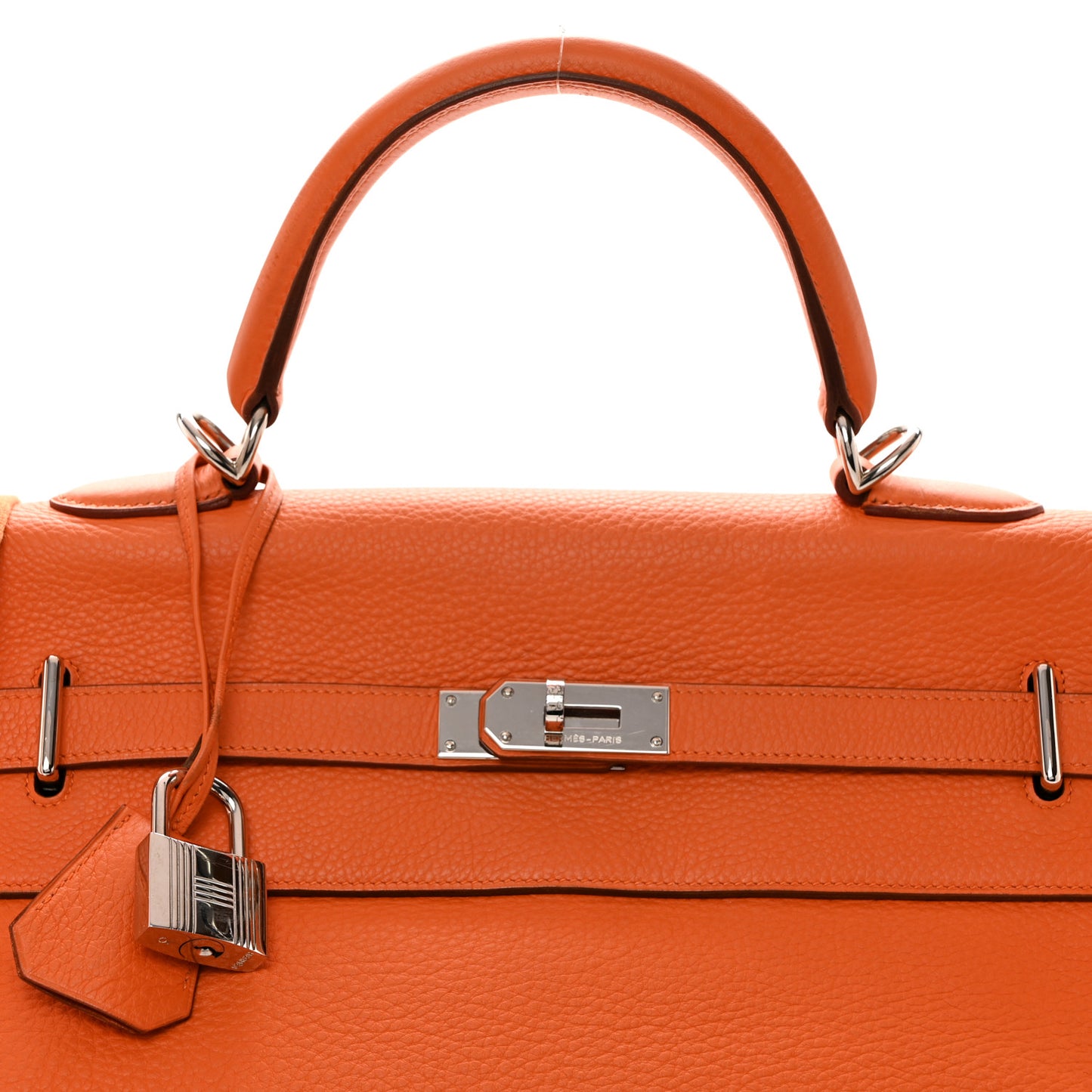 Taurillon Clemence Voyage Kelly 50 Orange