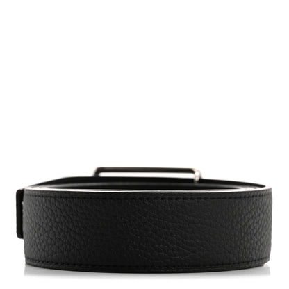 Hermes Togo Swift 30mm Oscar Reversible Belt 100 40 Black 2 of 6
