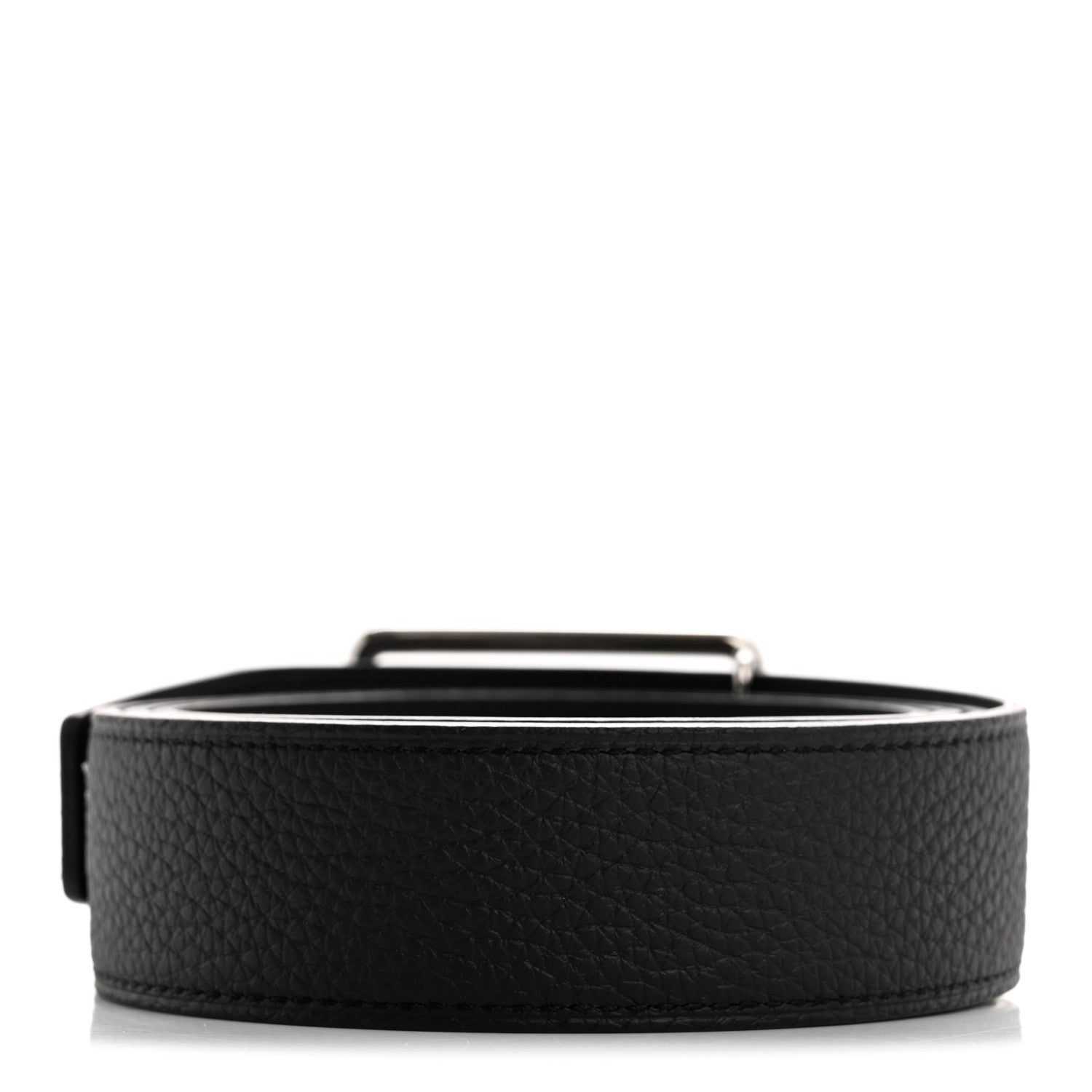 Hermes Togo Swift 30mm Oscar Reversible Belt 100 40 Black 2 of 6
