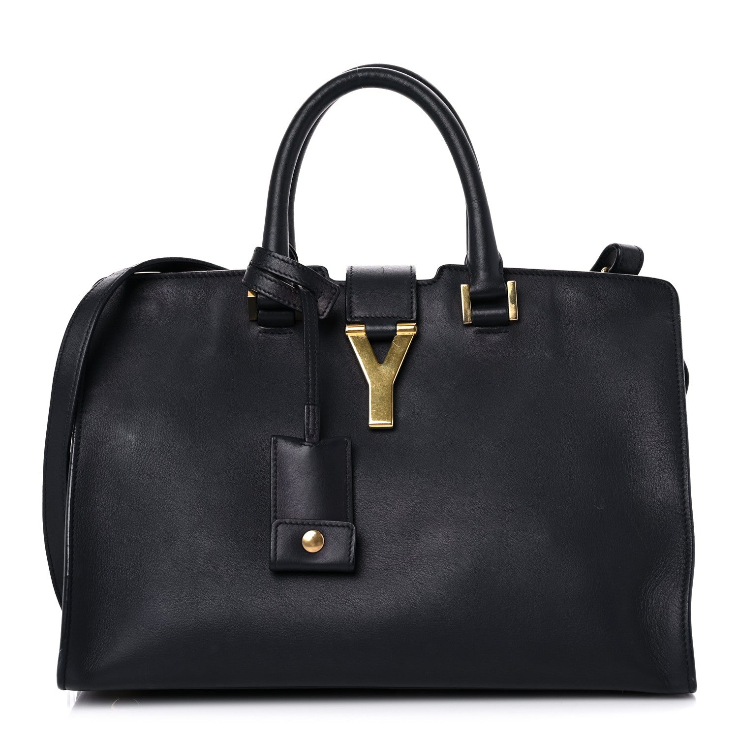 Saint Laurent Calfskin Small Classic Y Cabas Navy Blue 1 of 20