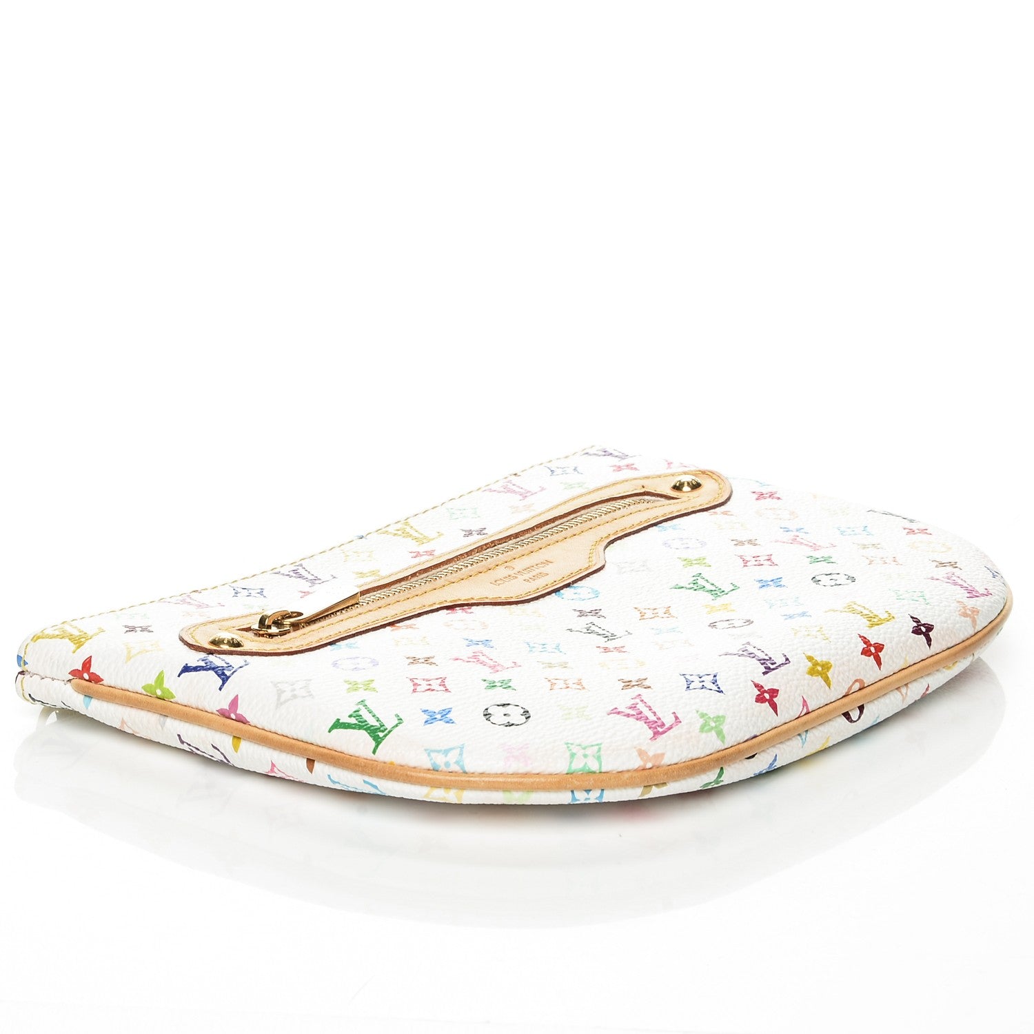 Louis Vuitton Monogram Multicolor Pochette Plate GM White 4 of 6