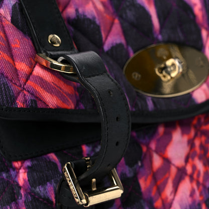 Mulberry Denim Alexa Quilted Loopy Leopard Print Purple Red 15 of 21