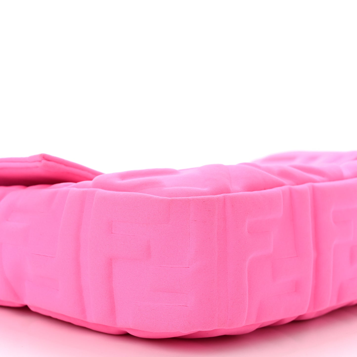 Lycra FF 1974 Embossed Baguette Rosa Fluo