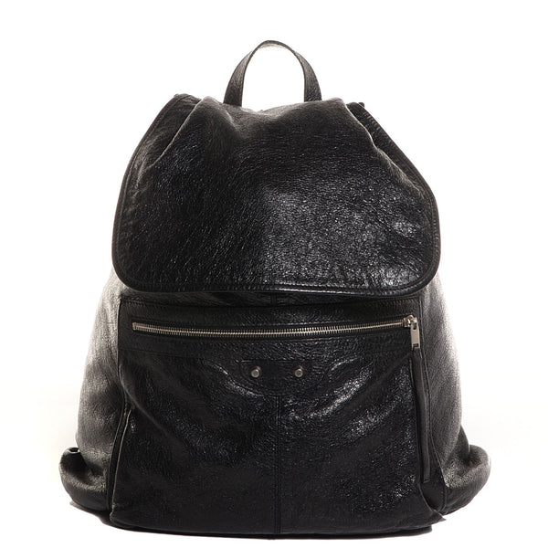 Balenciaga Agneau Classic Hardware S Traveler Backpack Black 95516 – FASHIONPHILE