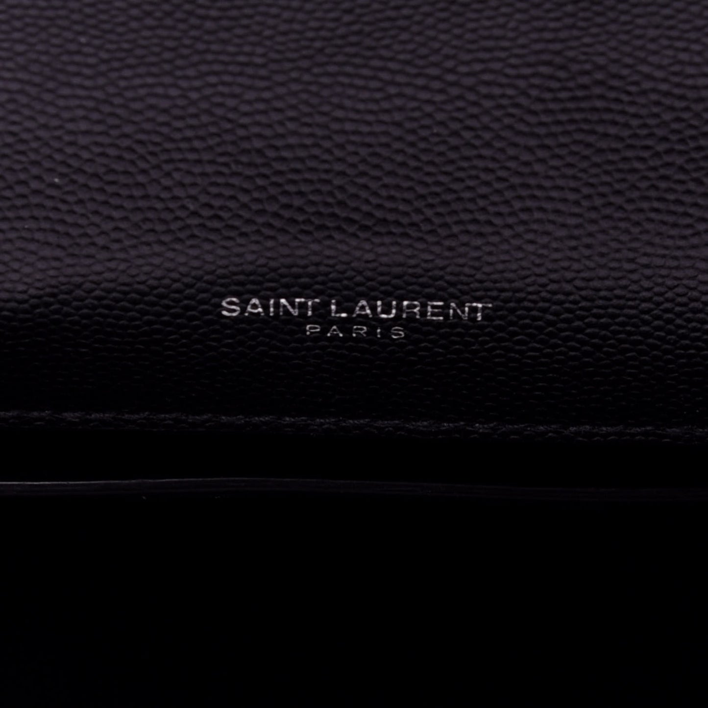 Grain De Poudre Medium Classic Monogram Kate Satchel Black