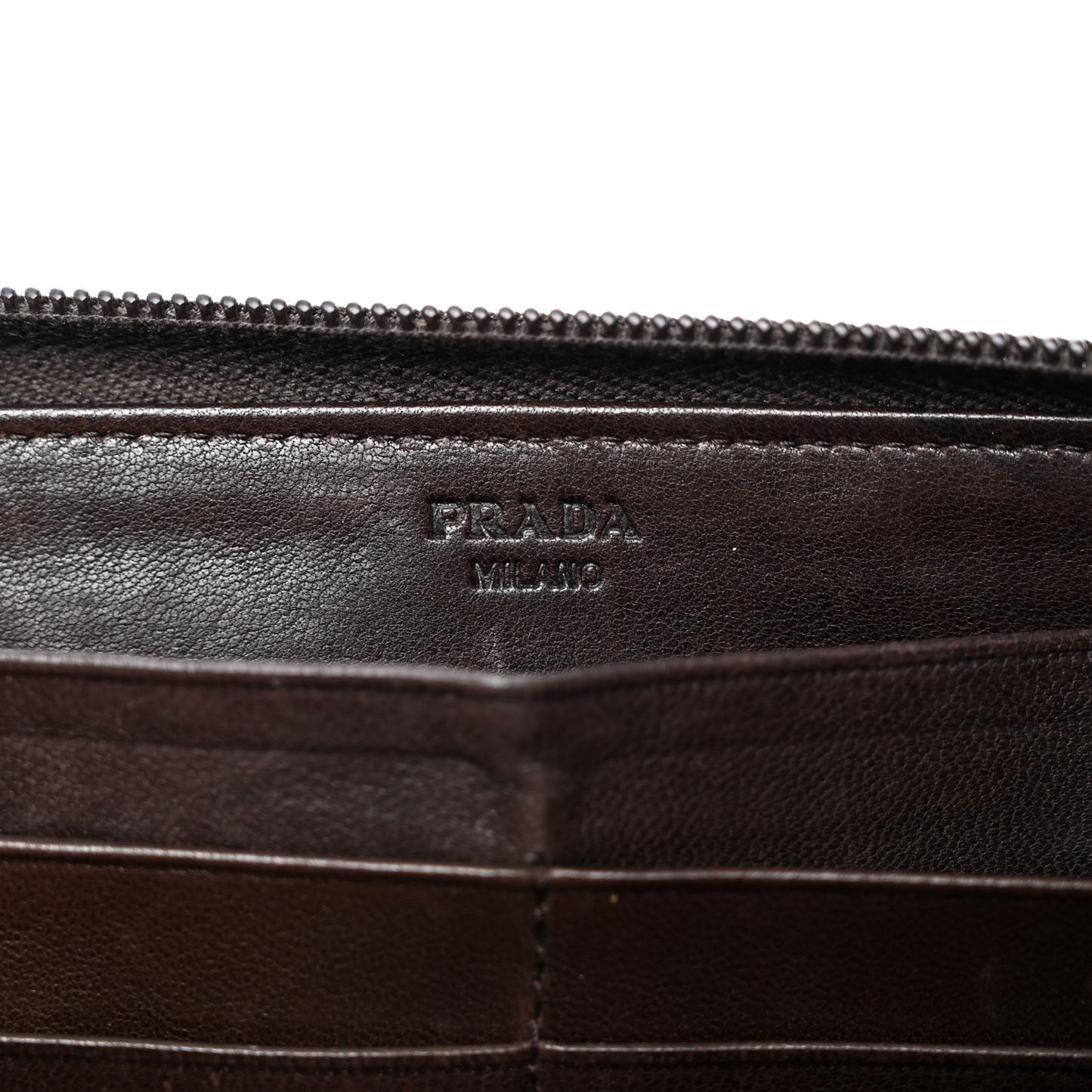 Calf Hair Leopard Zip Wallet Miele Moro
