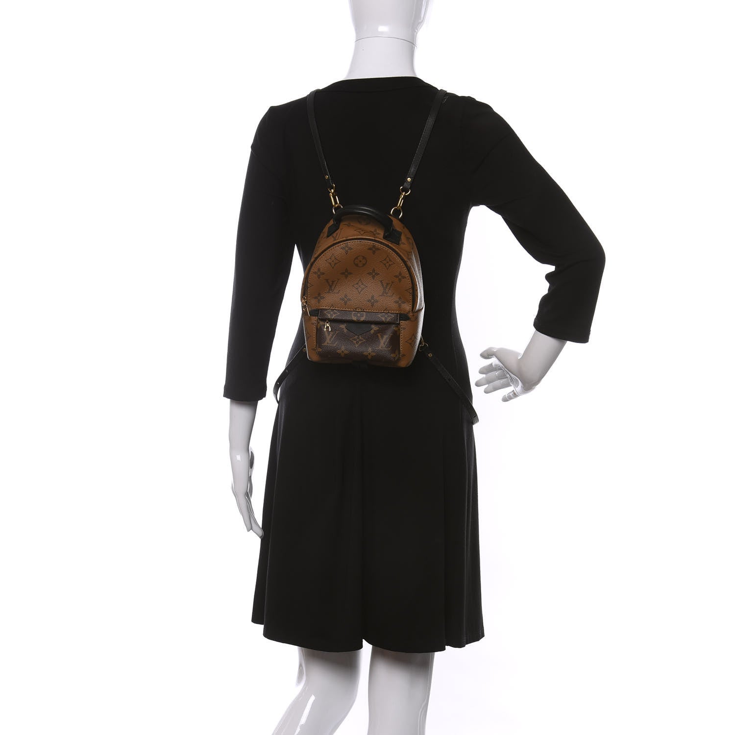 Louis Vuitton Reverse Monogram Palm Springs Backpack Mini 2 of 9