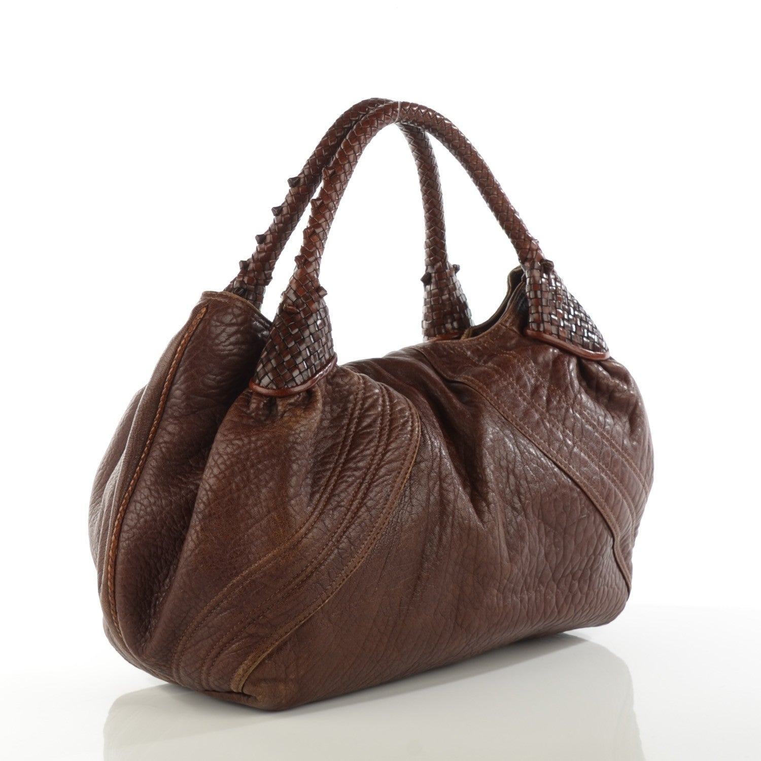 Fendi Nappa Nuvolata Spy Cognac 3 of 12
