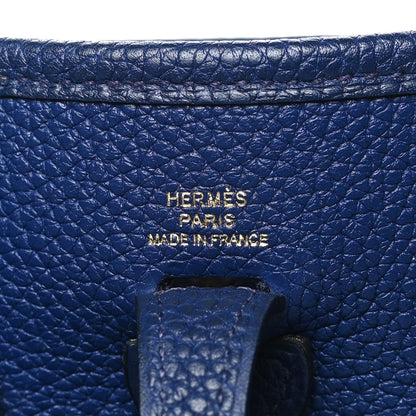 Hermes Taurillon Maurice Amazone Evelyne TPM Bleu Saphir Blue Indigo 6 of 11
