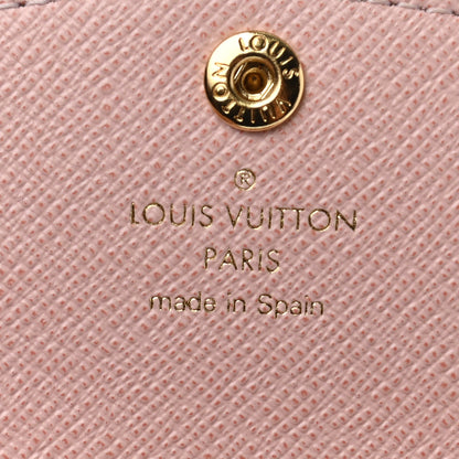 Louis Vuitton Damier Azur Rosalie Coin Purse Rose Ballerine 6 of 7