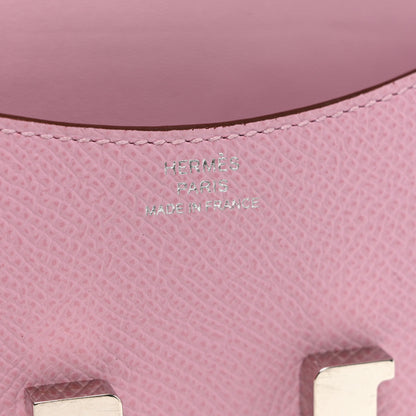Hermes Epsom Constance Slim Wallet Mauve Sylvestre 6 of 7