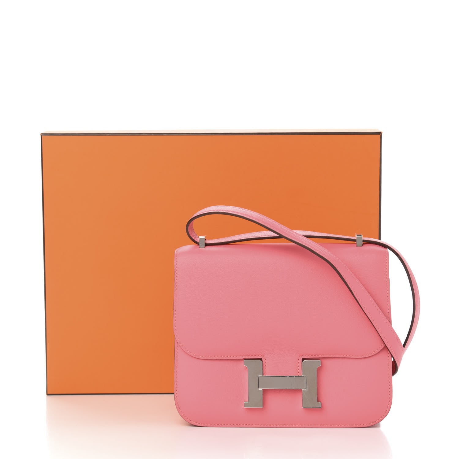 Hermes Swift Constance 18 Rose Azalee 12 of 12