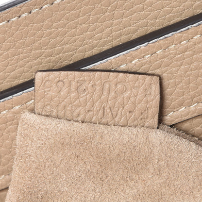 Celine Drummed Calfskin Micro Luggage Dune 7 of 7