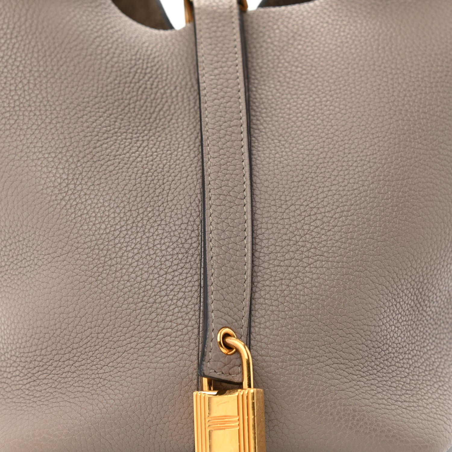 Hermes Taurillon Maurice Picotin Lock 18 PM Gris Asphalte 8 of 10