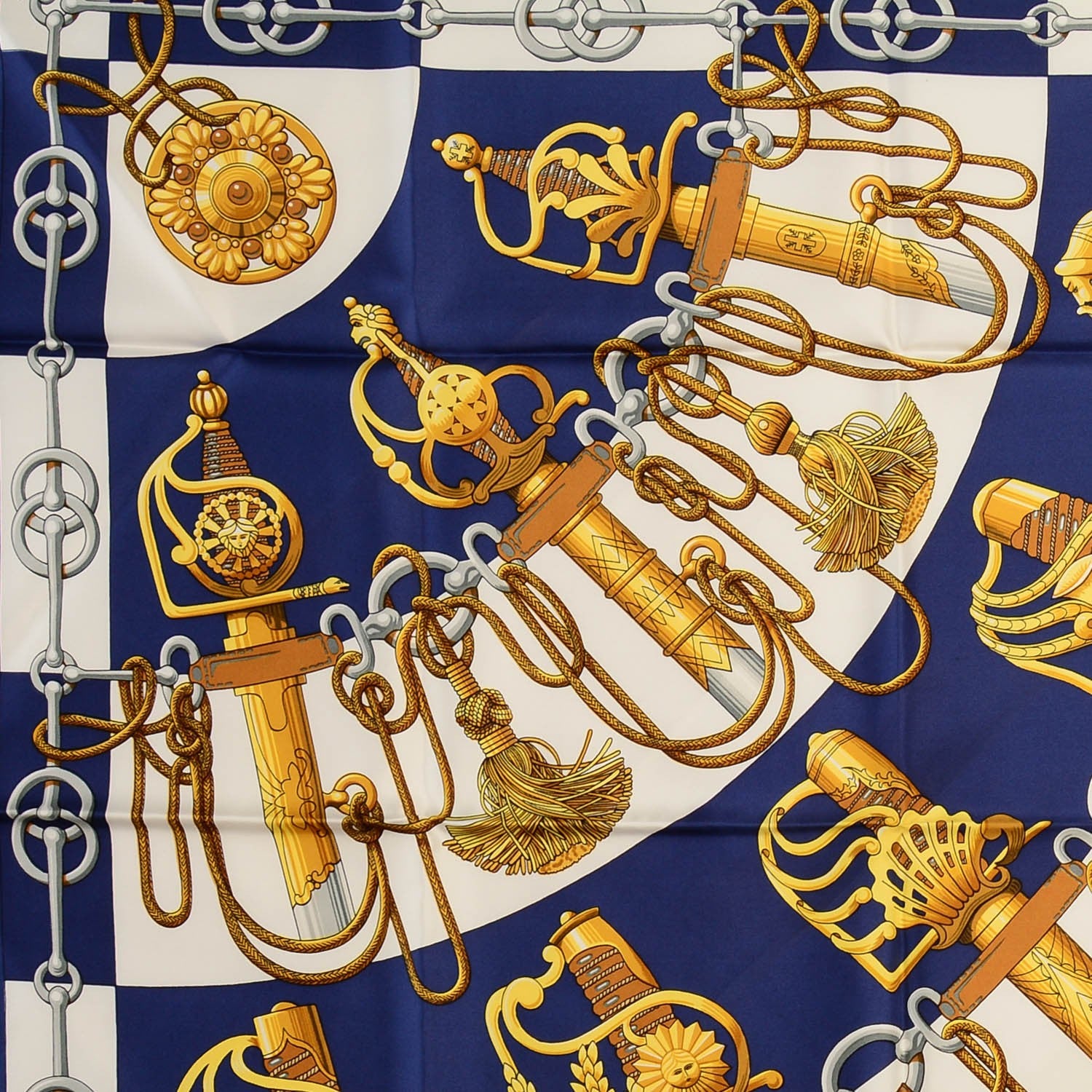 Hermes Silk Cliquetis Scarf 90 1 of 4