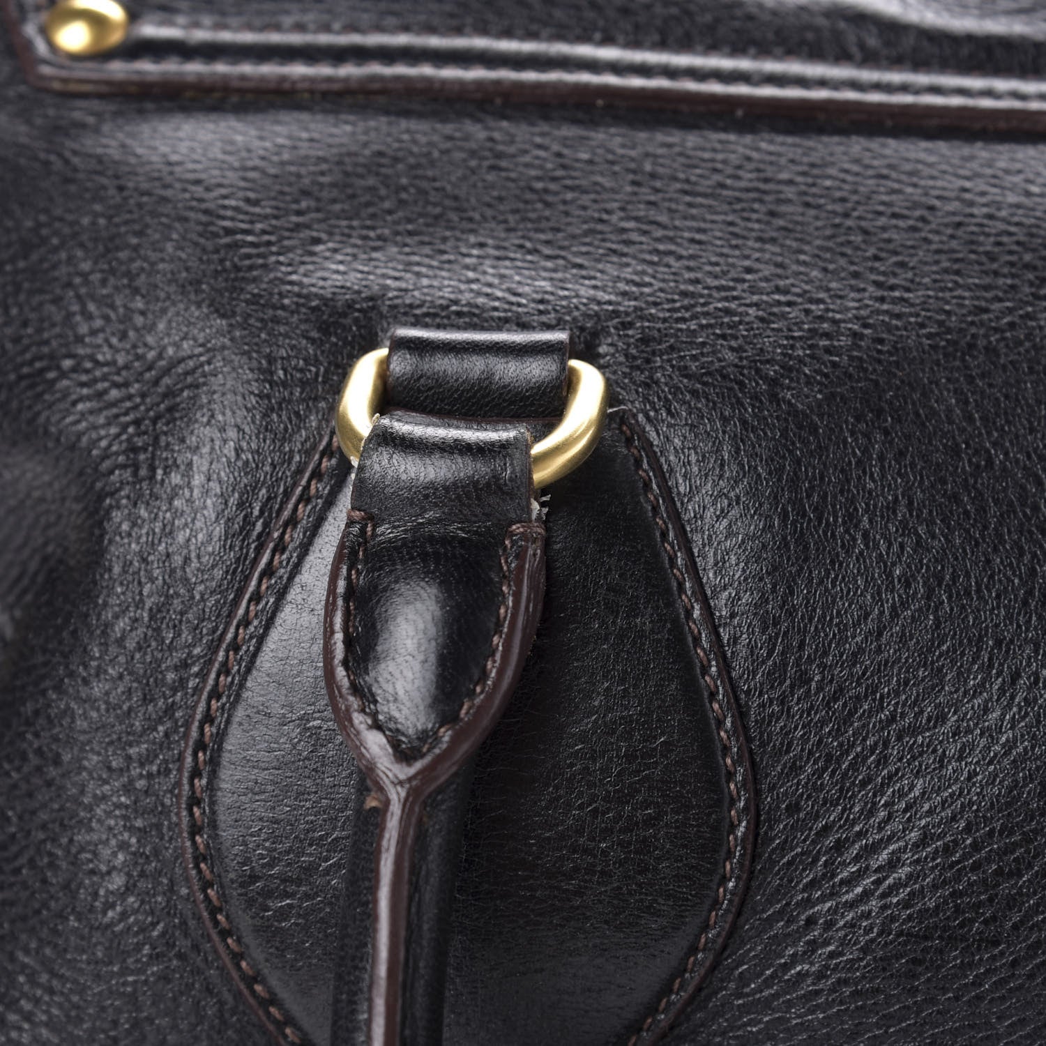 Prada Cervo Deerskin Bag Black 14 of 21