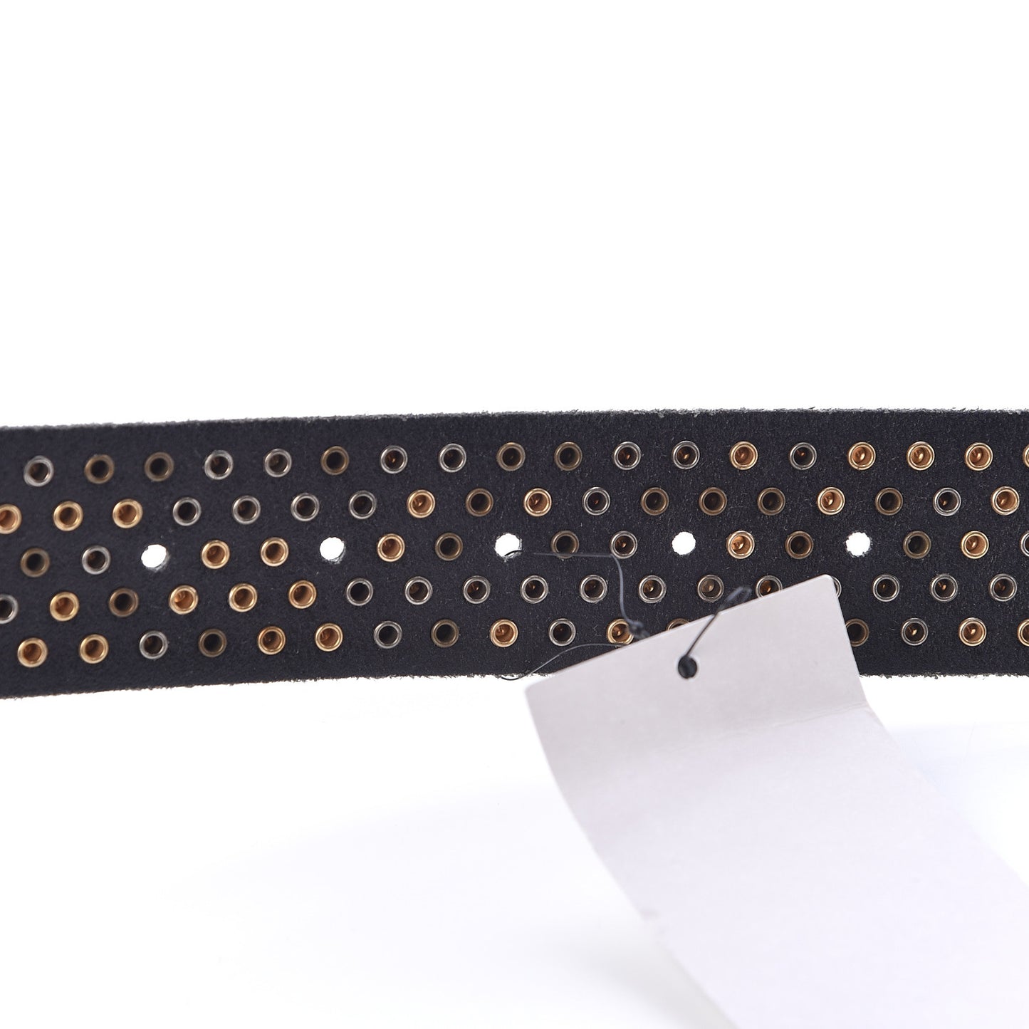 Calfskin Studded Feline Belt 110 44 Black