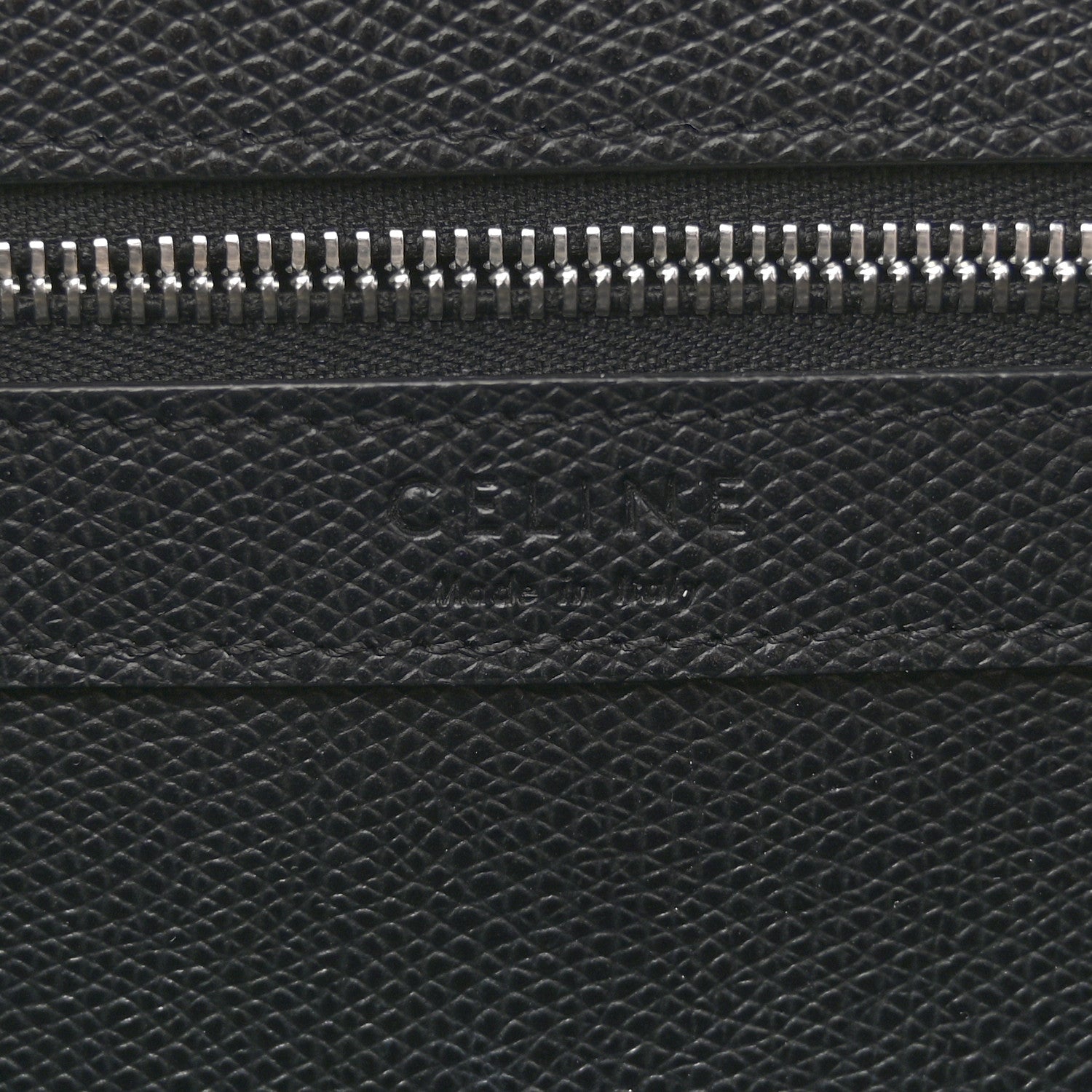 Celine Grained Calfskin Small Vertical Cabas Black 6 of 11