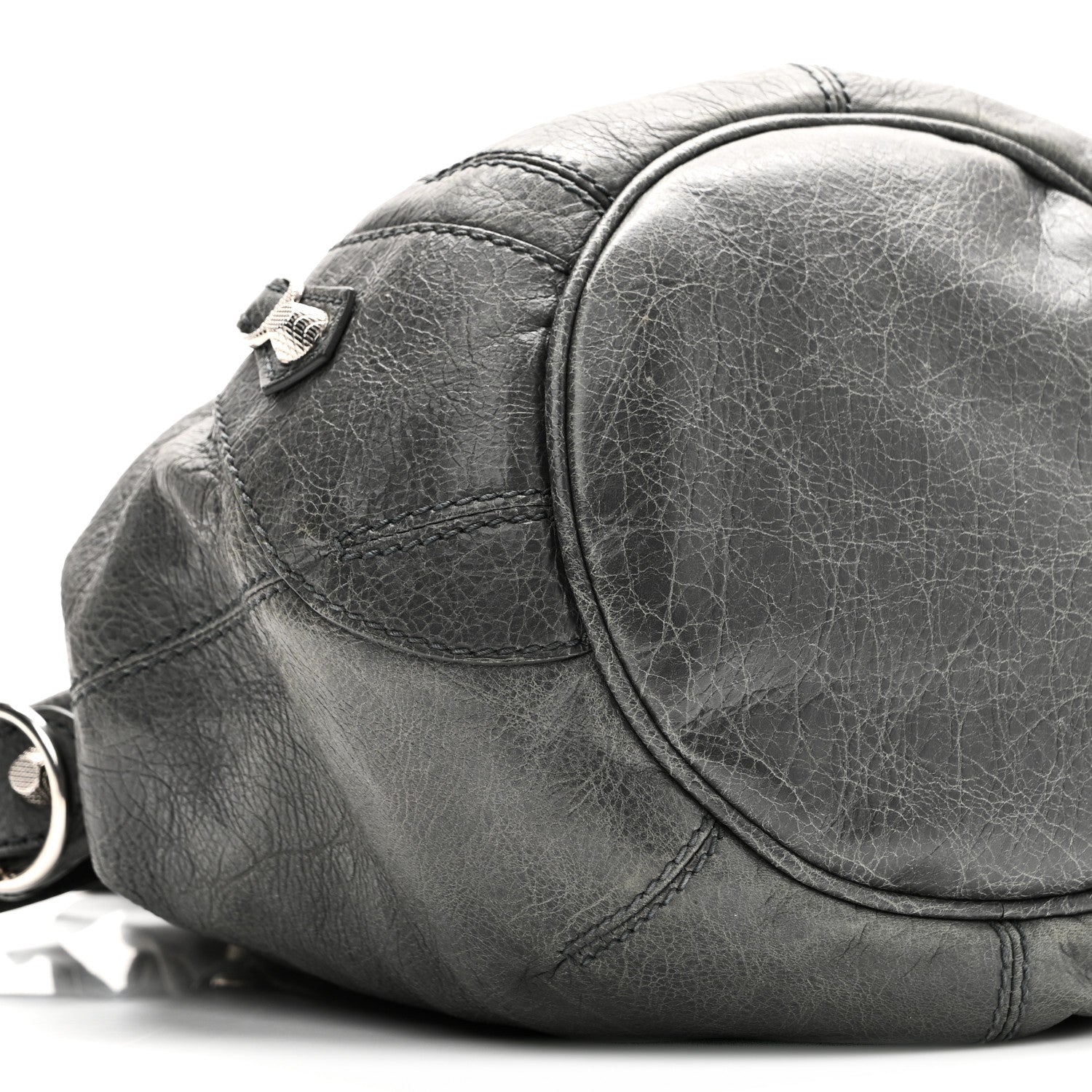 Balenciaga Agneau Giant 12 Silver Hardware Mini Pompon Gris Fossile 10 of 11