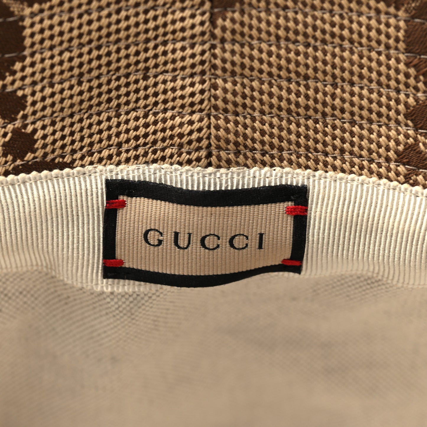 Monogram Jumbo GG Bucket Hat M Camel Ebony New Acero