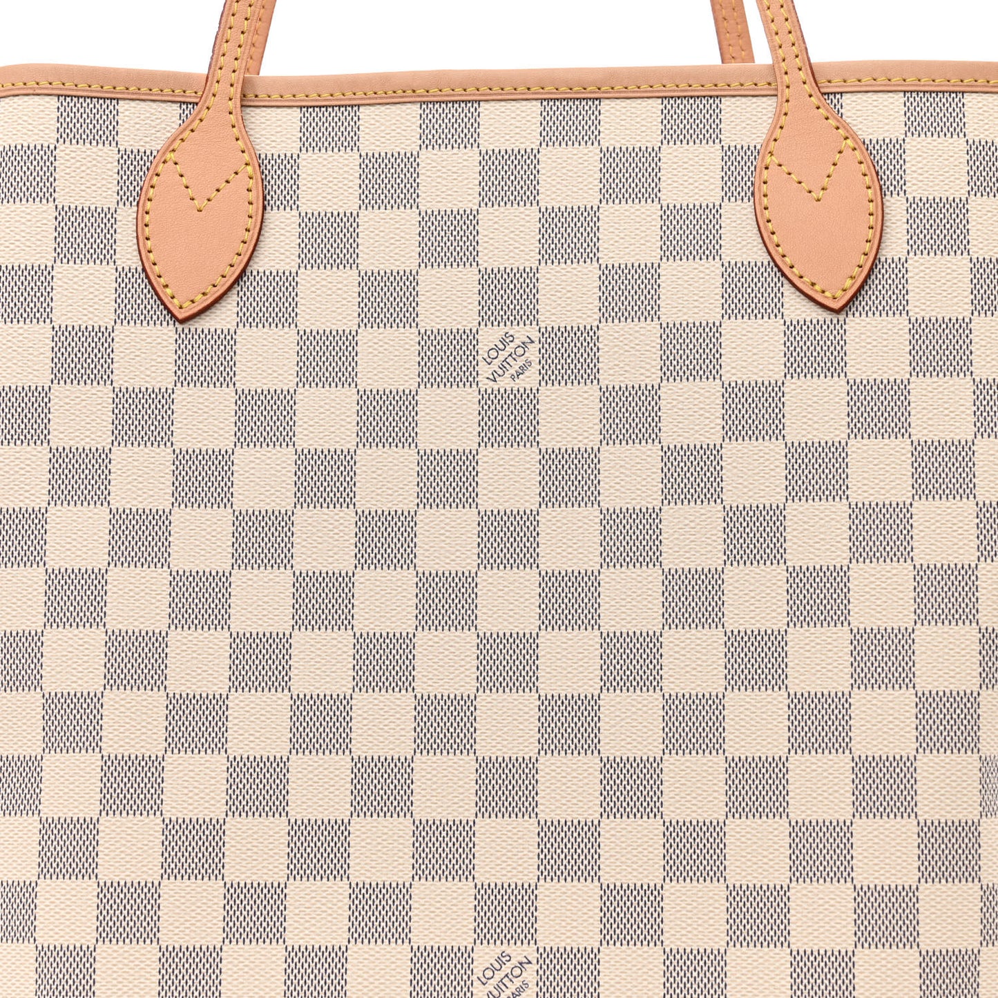 Damier Azur Neo Neverfull MM Rose Ballerine