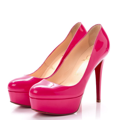 Christian Louboutin Patent Bianca 120 Pumps 37 Hot Pink 3 of 7
