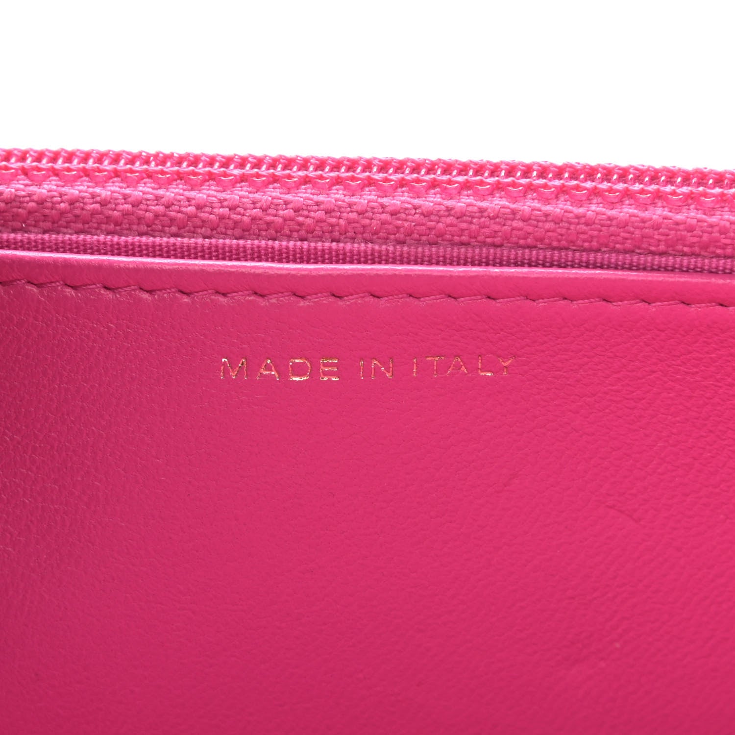 Chanel Wool Tweed Lambskin Quilted Chanel 19 Wallet On Chain WOC and Coin Purse Fuchsia 8 of 13