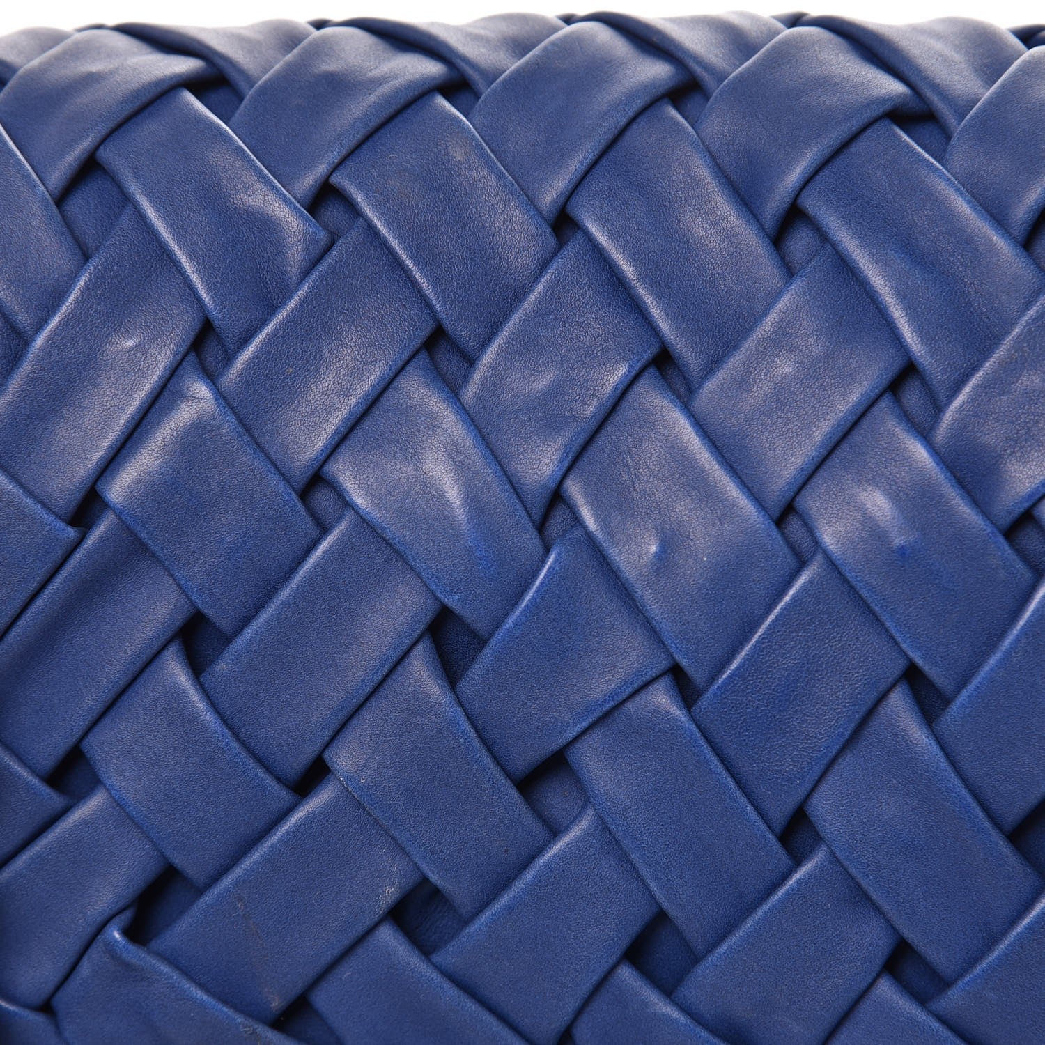 Chanel Lambskin Woven Small Chateau Boy Flap Blue 9 of 12