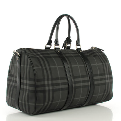 Burberry Nova Check Duffle Bag Black Charcoal 3 of 7