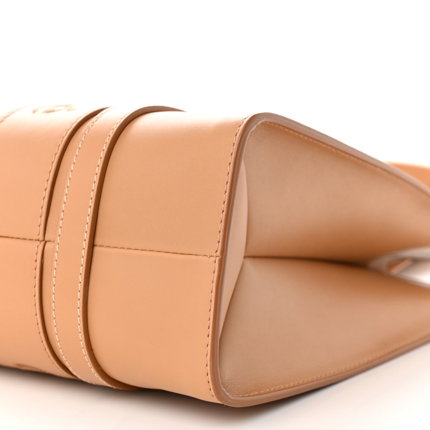 Chloe Calfskin Medium Woody Tote Light Tan 10 of 11