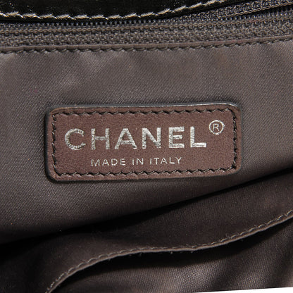 Chanel Metallic Glazed Calfskin Perforated Medium Rodeo Drive Tote Silver 6 of 7