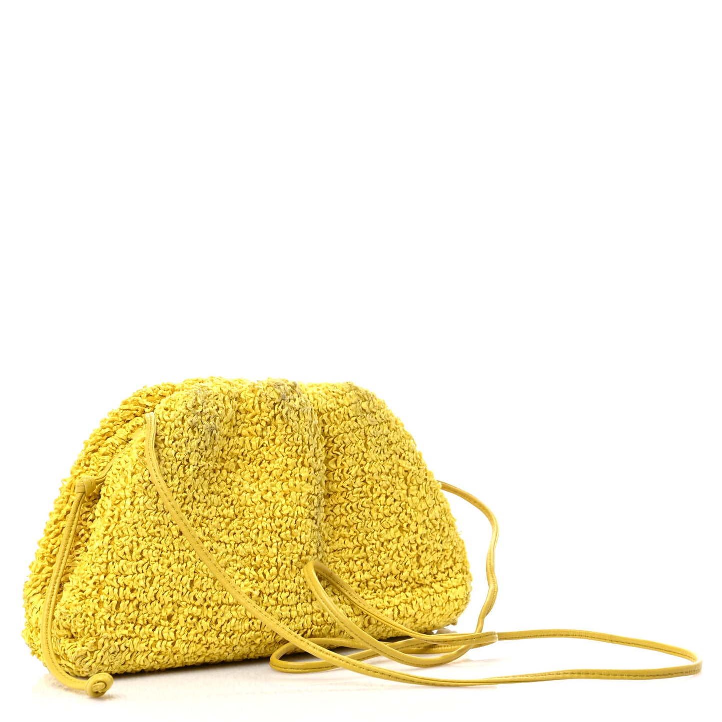 Boucle Curly Raffia The Mini Pouch Mirabelle