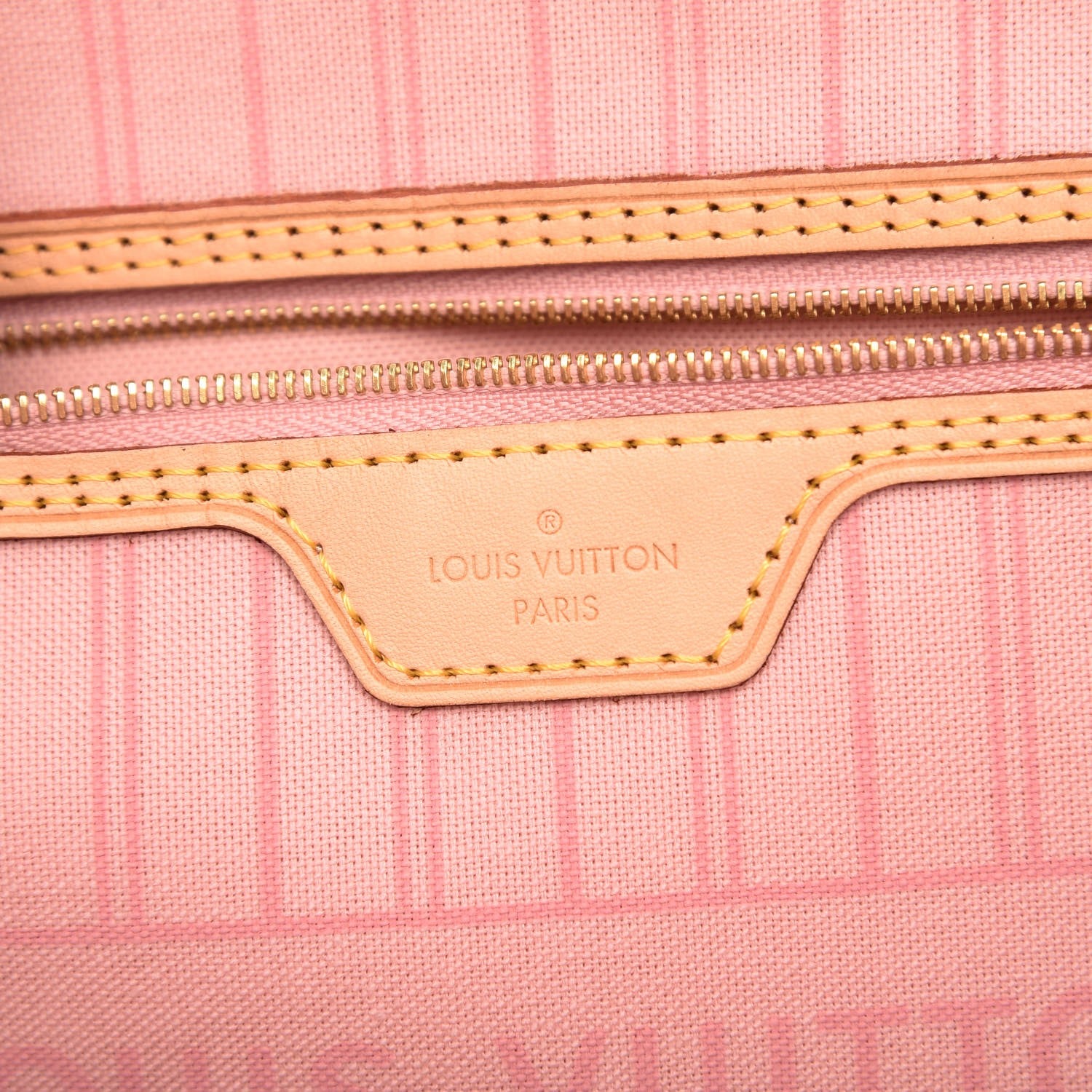 Louis Vuitton Damier Azur Neo Neverfull MM Rose Ballerine 8 of 10