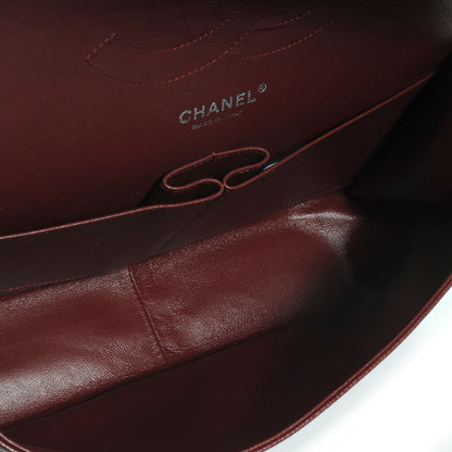 Chanel Caviar Jumbo Double Flap Dark Red 7 of 8