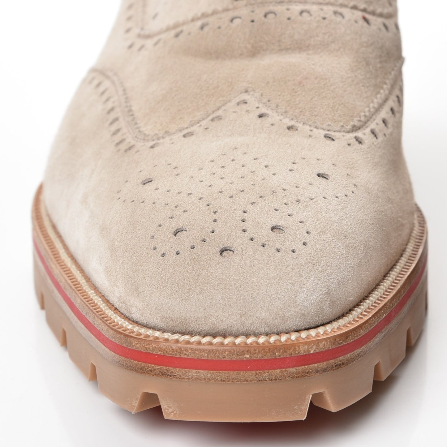Mens Veau Velours Charlie Me Flat Oxfords 45 Galet