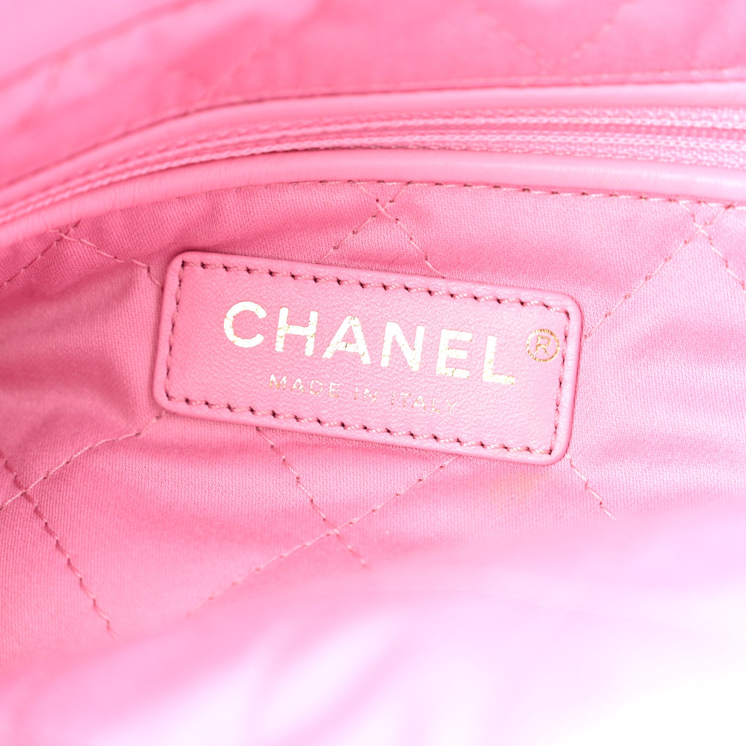 Chanel Shiny Calfskin Quilted Small Chanel 22 Lilac 7 of 14