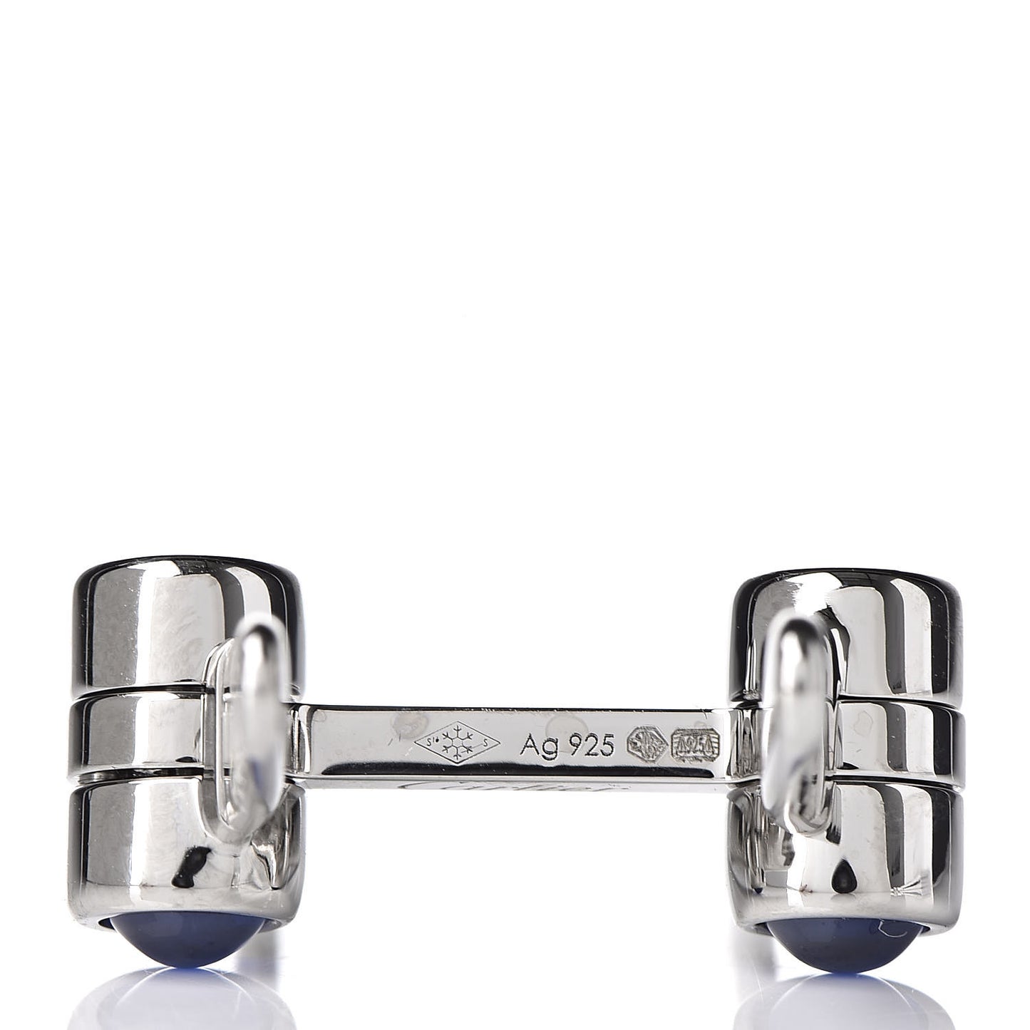 Sterling Silver Spinel Santos De Biplane Cufflinks